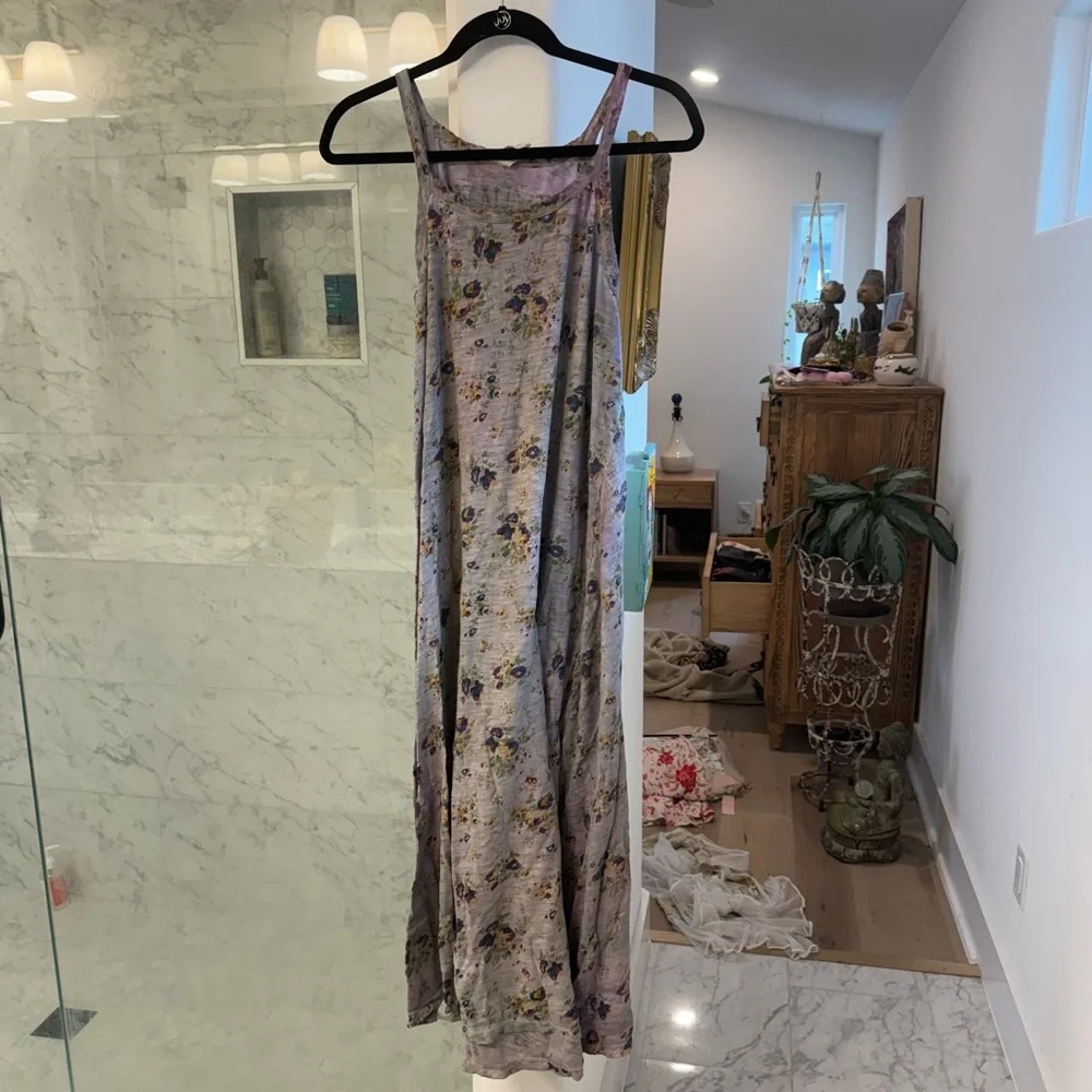 Magnolia Pearl Lavender Floral Slip Dress - Picture 1 of 2